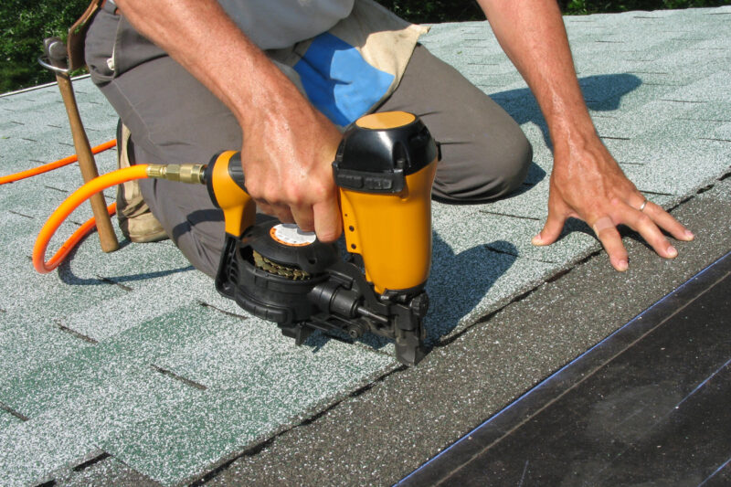 Installing Wind Resistant Shingles On Wichita Home